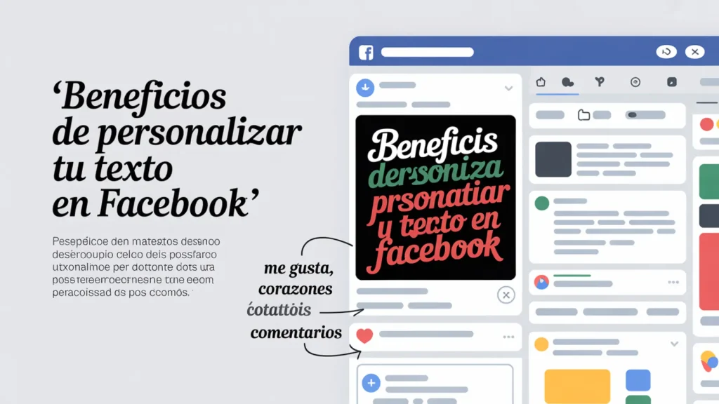 Letras Para Facebook Bonitas~⚡➜ ᐈ#1⭐ Tipografías Fuentes Letras FB 2 Beneficios de personalizar tu texto en Facebook